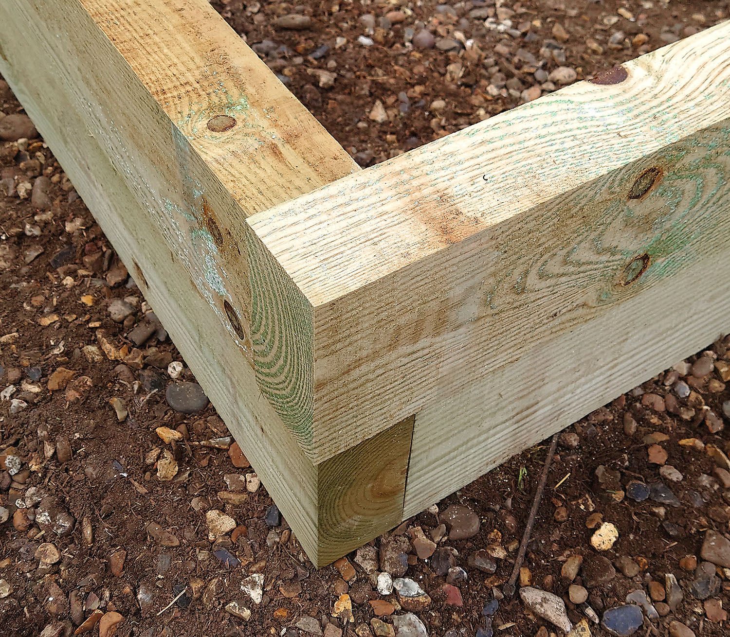 SleeperFit 2-Tier Rectangular Railway Sleeper Planter & Vegetable Patch Installation Kit - Image 19