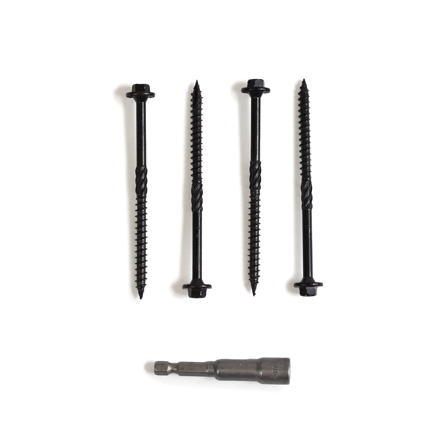 SleeperFit Official Black Timber Railway Sleeper Screws (Pack of 50) - Image 8