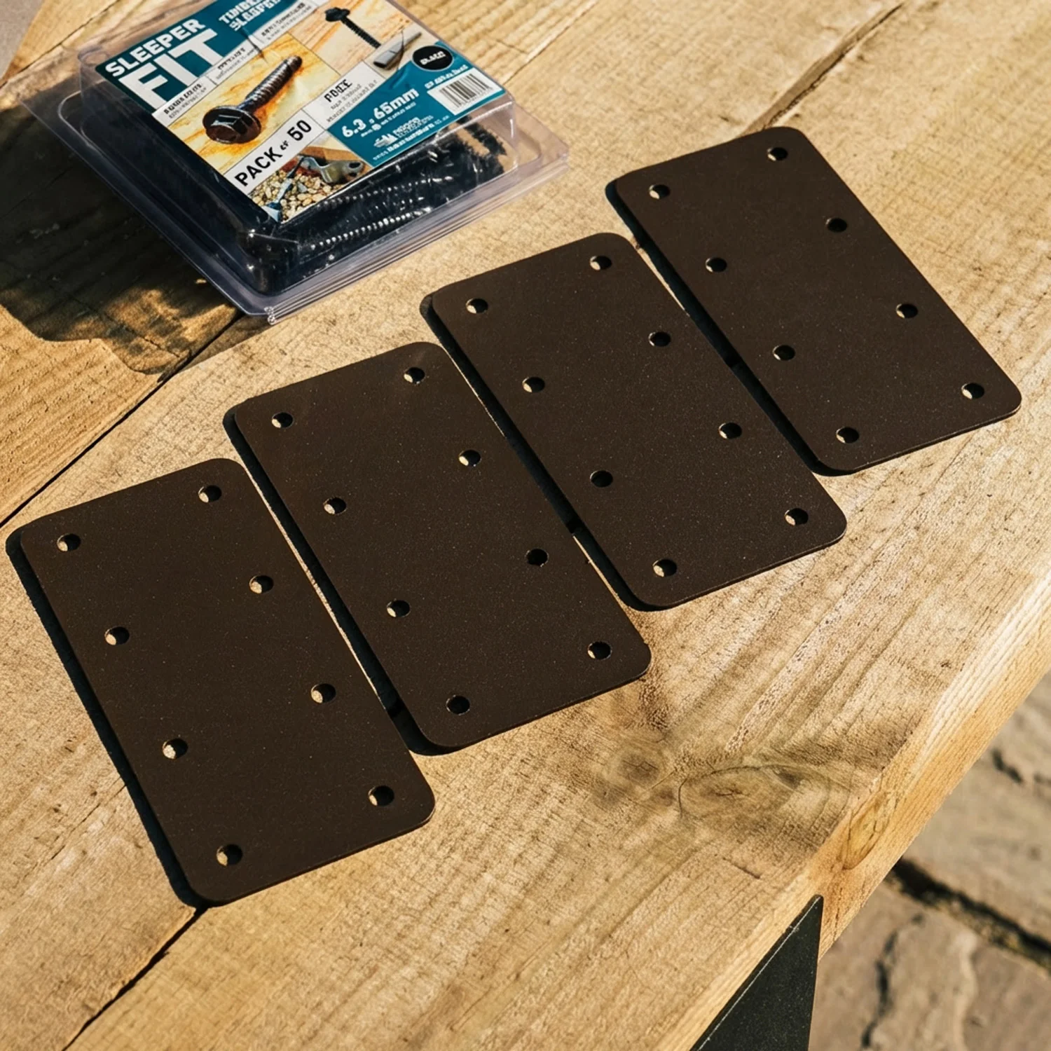 SleeperFit Railway Sleeper Bracket Basic Planter Starter Kit - Corner Brackets, Flat Brackets & Screws - Image 28