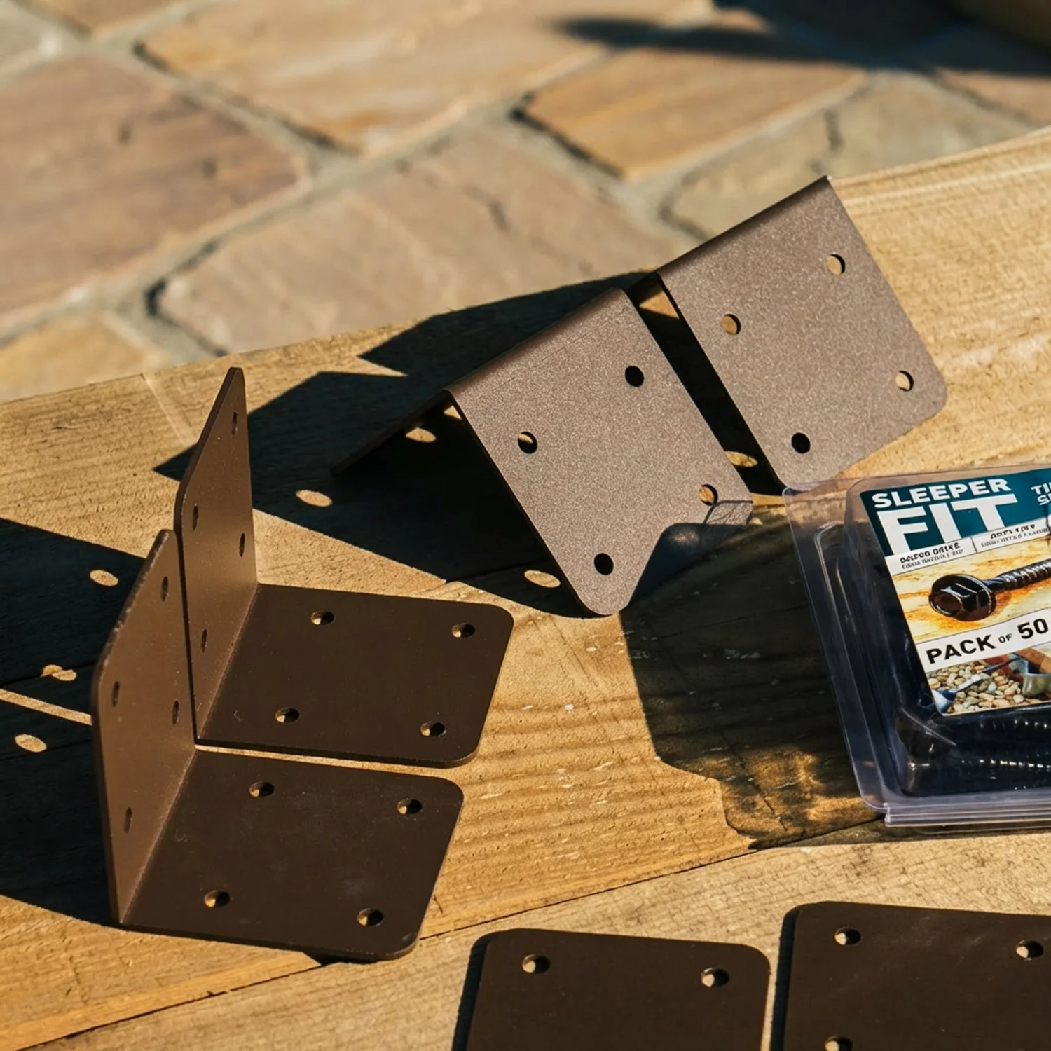 SleeperFit Railway Sleeper Bracket Basic Planter Starter Kit - Corner Brackets, Flat Brackets & Screws - Image 29