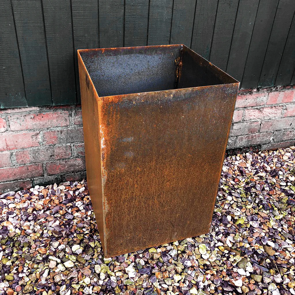 Bellamy Square Rustic Steel Planter - Image 8
