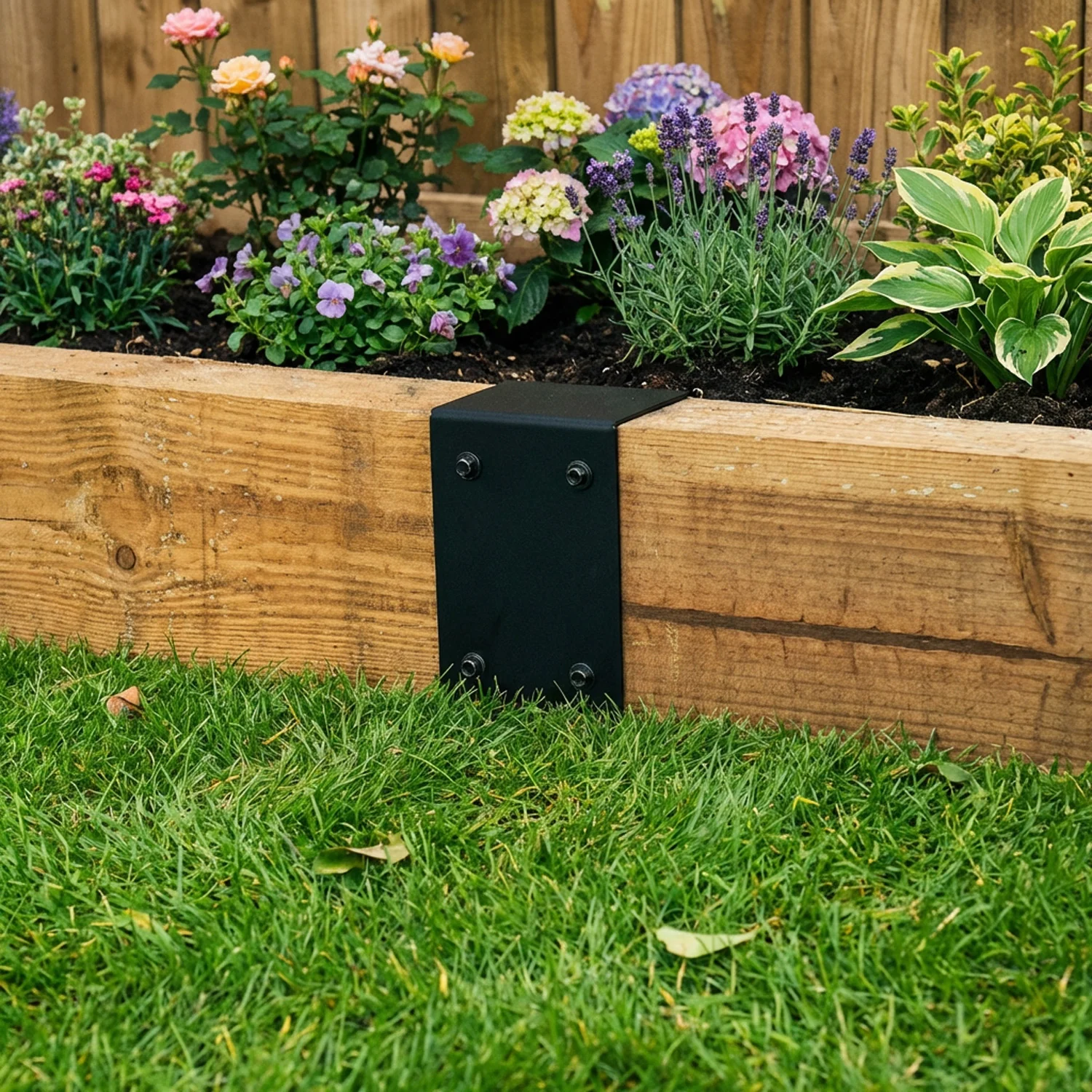 SleeperFit Railway Sleeper Joining Plate Bracket (8 Sizes Available) - Image 11