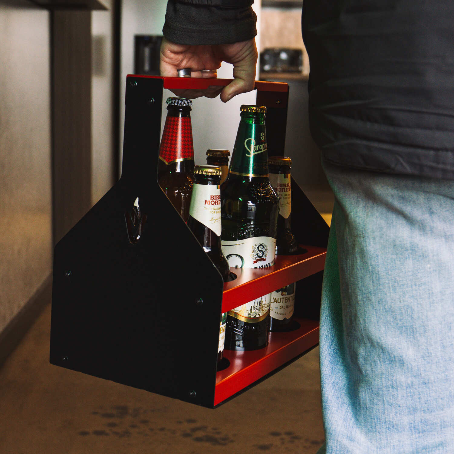 Volcann™ 6-Slot Beer Bottle & Drinks Caddy - Image 8