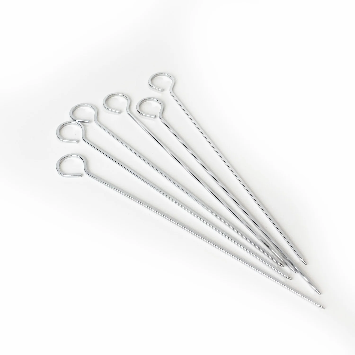 Chrome 9" BBQ Skewers (Pack of 6) - Image 5