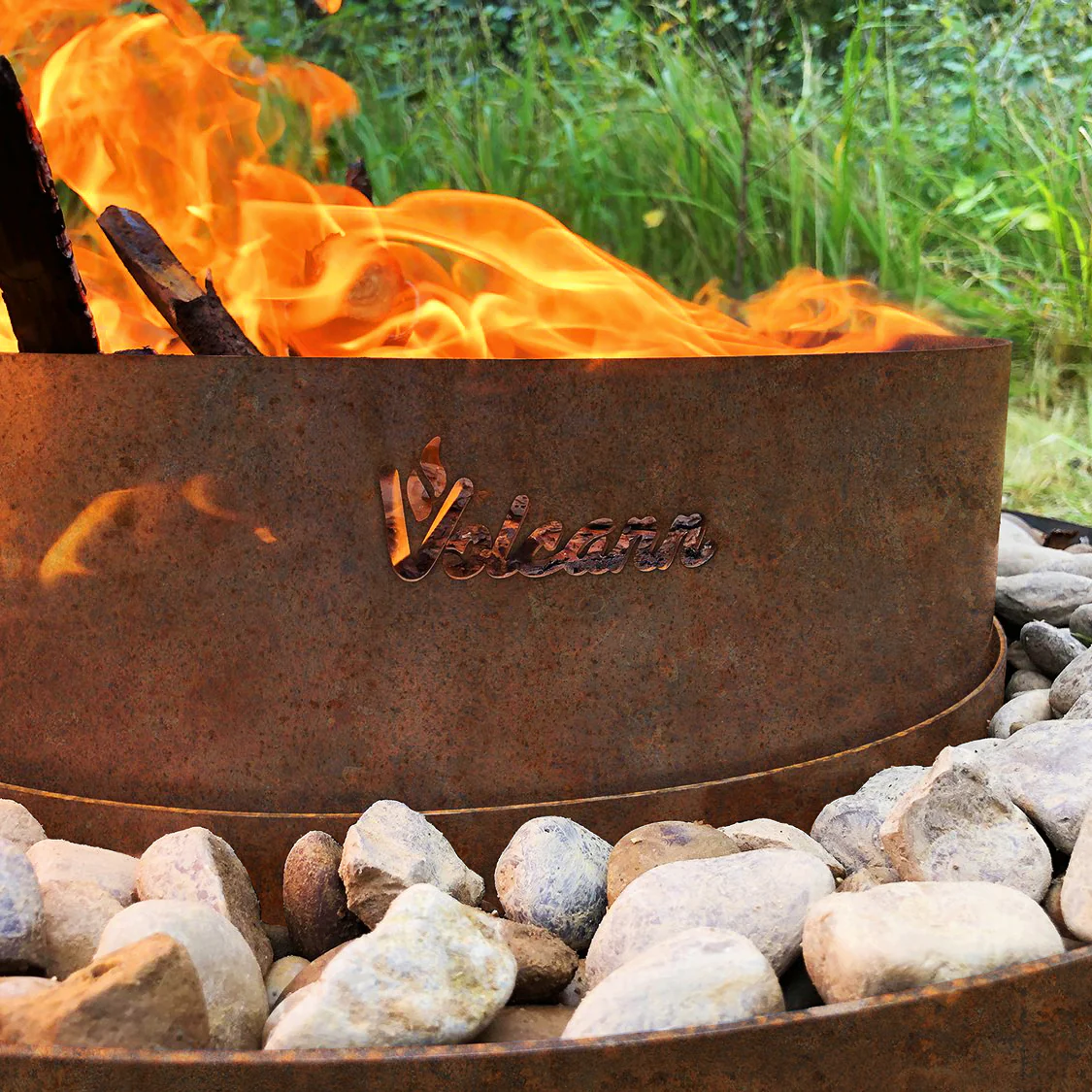 Volcann™ Orbis Circular Steel Garden Feature Fire Pit - Image 6