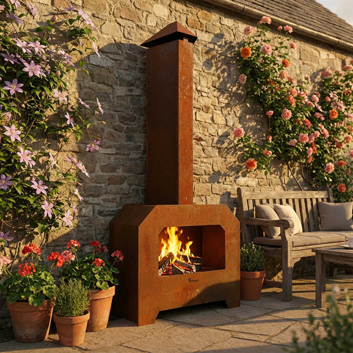 Volcann™ Ignis Small Chiminea & Patio Heater - Image 4