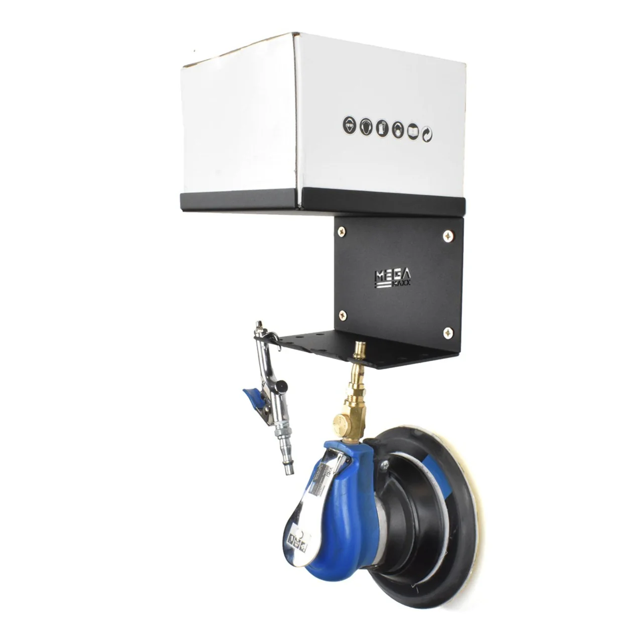 MegaMaxx UK™ Wall Mount Air Tool Storage & Sander Shelving Unit - Image 7