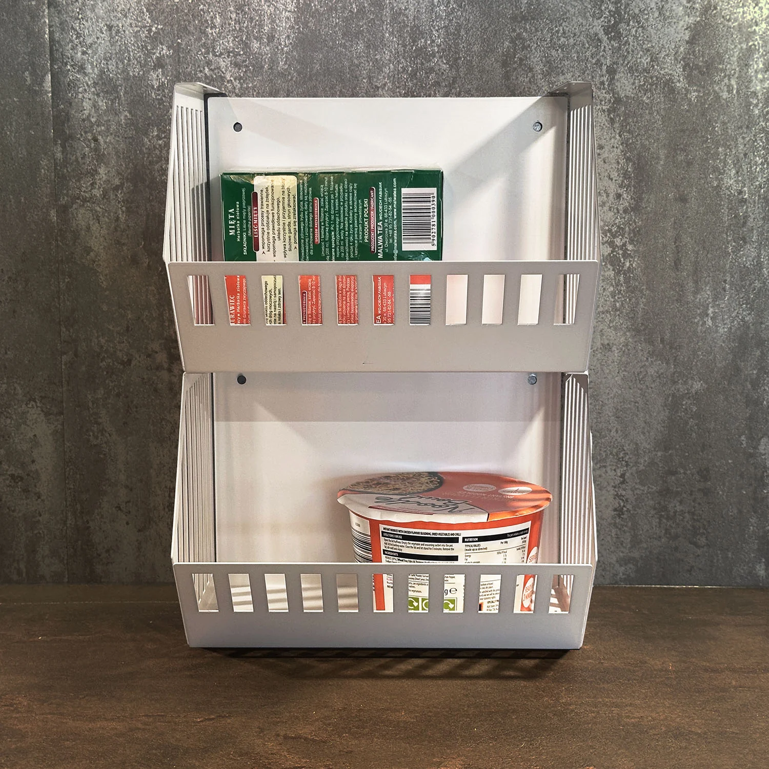 Okunaii™ Wall Mount & Freestanding Stackable Kitchen Storage & Fruit Baskets - Image 6