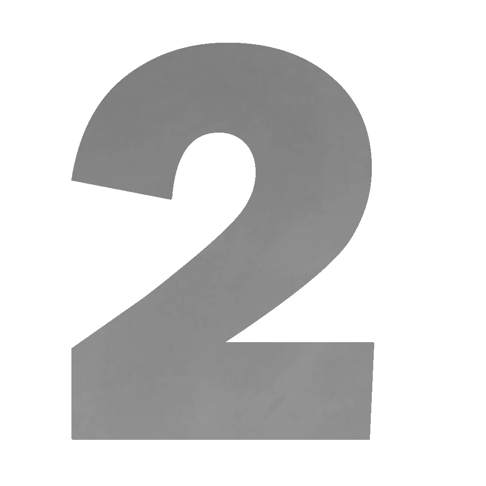 Modern Wall Mount Steel House Numbers - Image 13