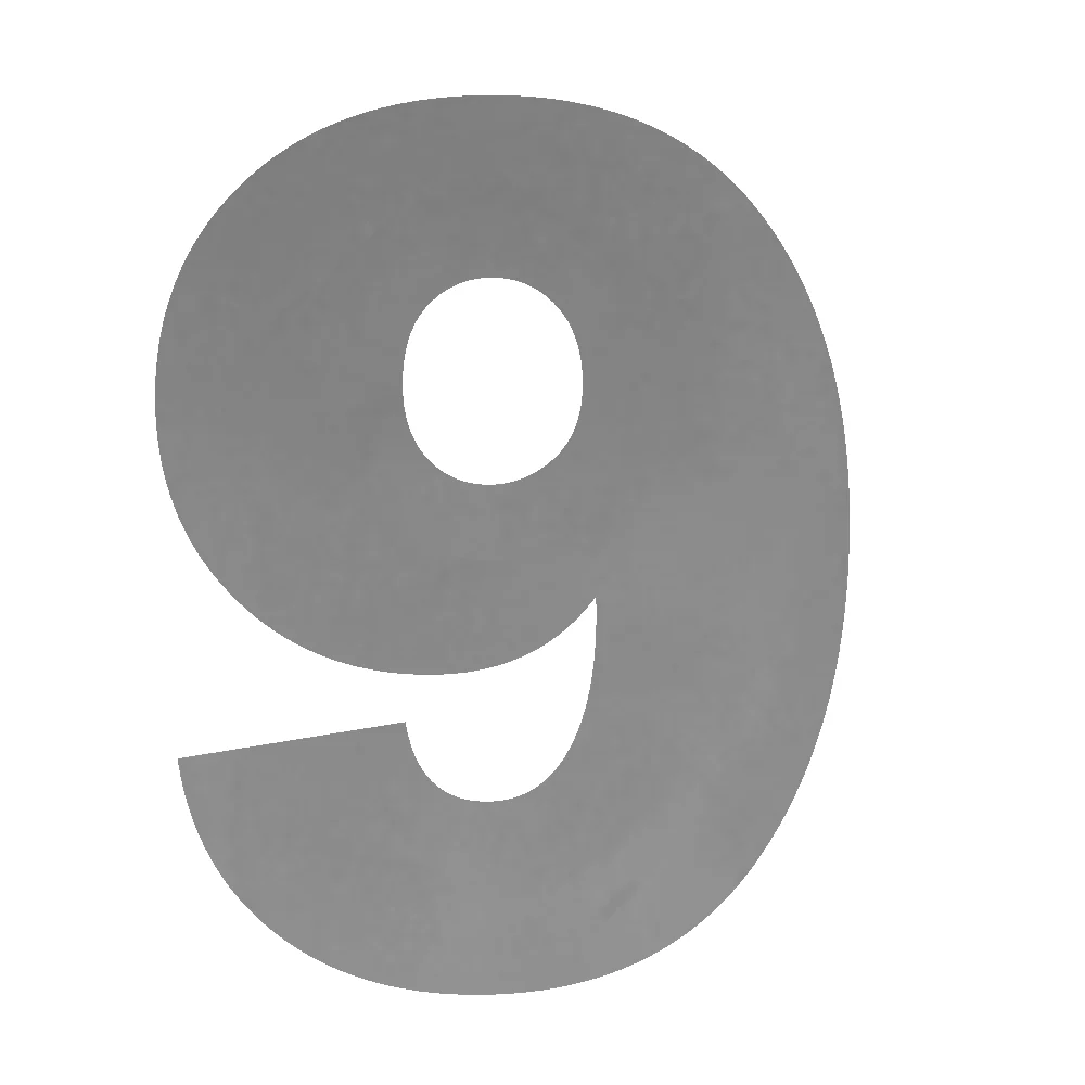 Modern Wall Mount Steel House Numbers - Image 6